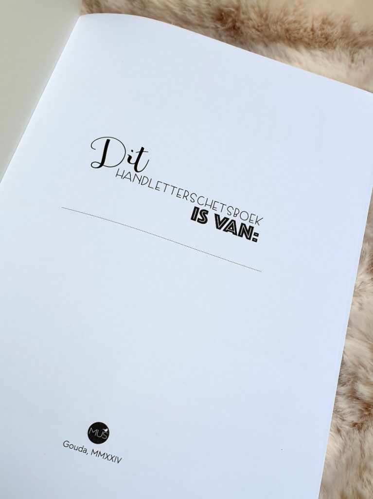 Handletterschetsboek