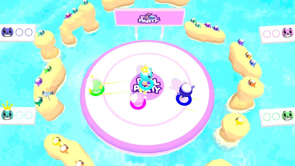 pool party game switch speelveld