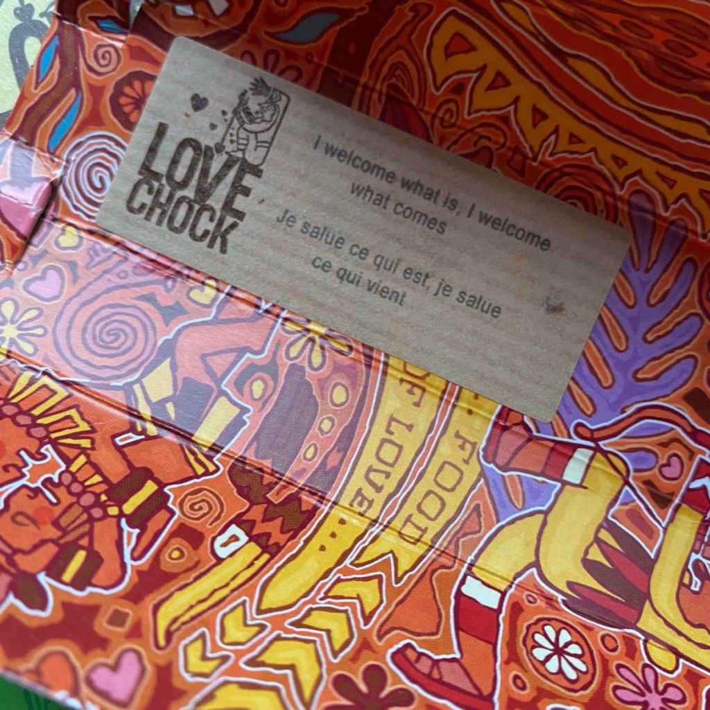 lovechock giftbars vegan chocola minder suiker gezond verpakking