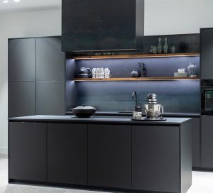 Antraciet-eilandkeuken