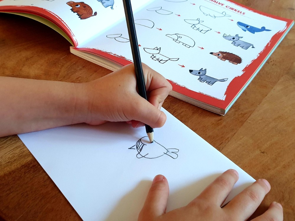 Stap voor stap voor dieren tekenen