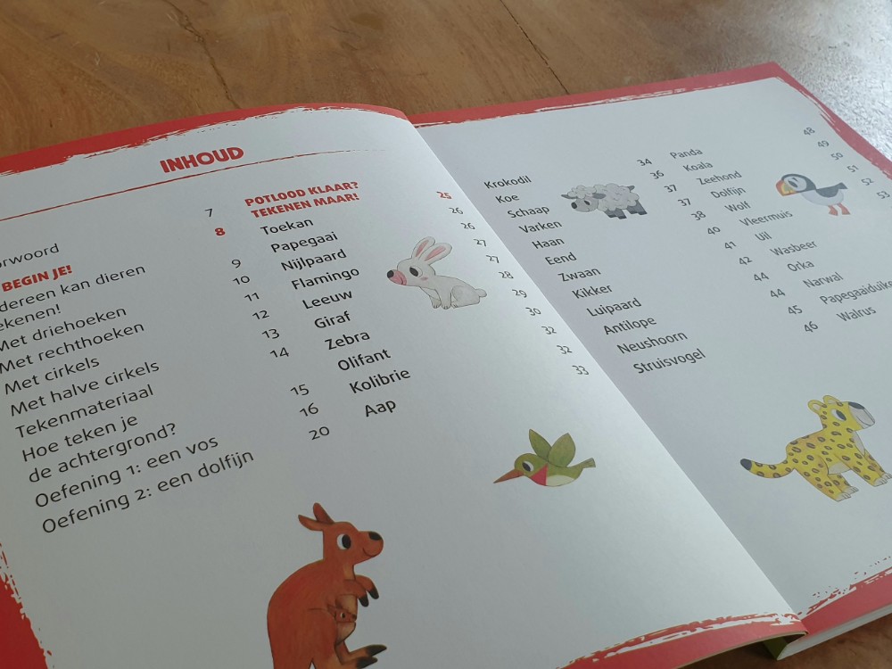 Stap voor stap voor dieren tekenen