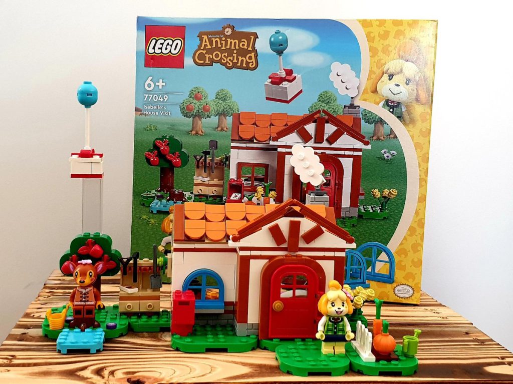 LEGO Animal Crossing Isabelle op visite