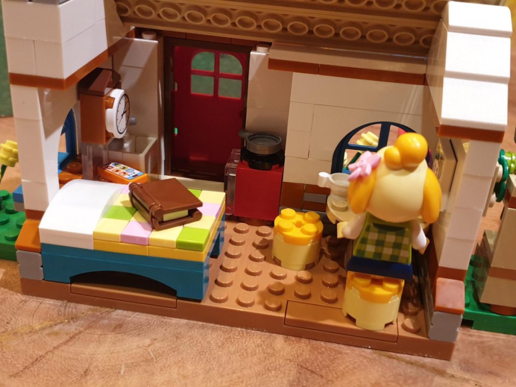 LEGO Animal Crossing Isabelle op visite