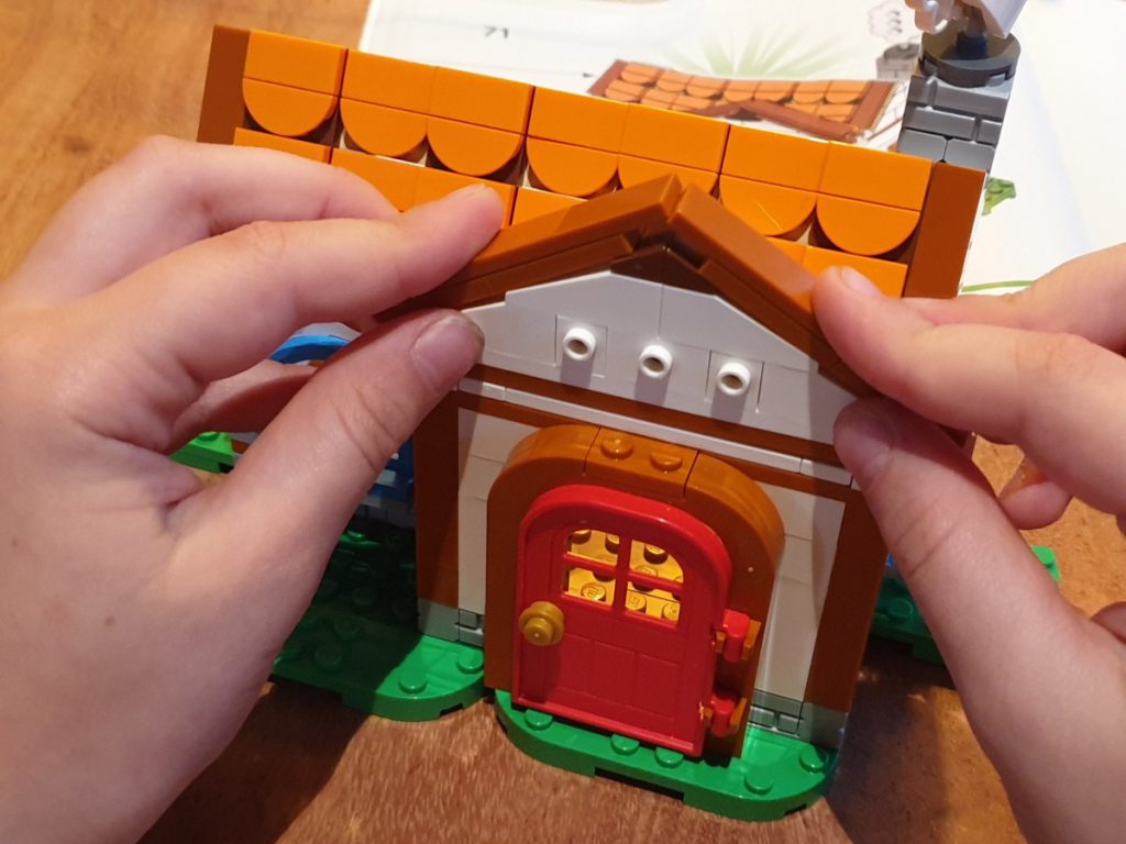 LEGO Animal Crossing Isabelle op visite