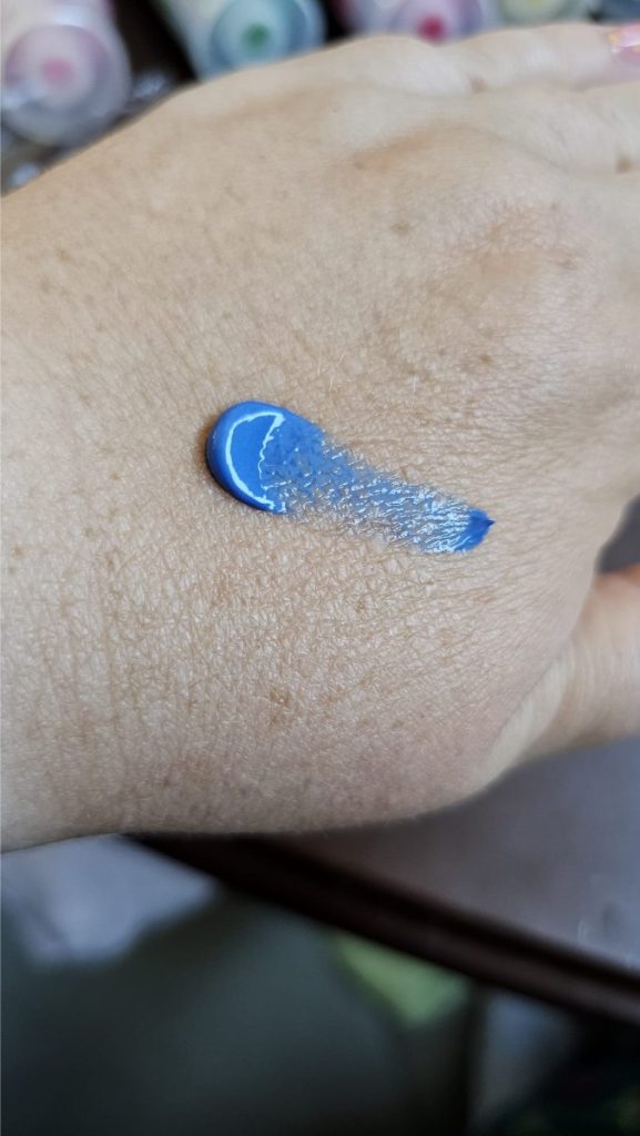 Natural Face & Finger Paint blauw