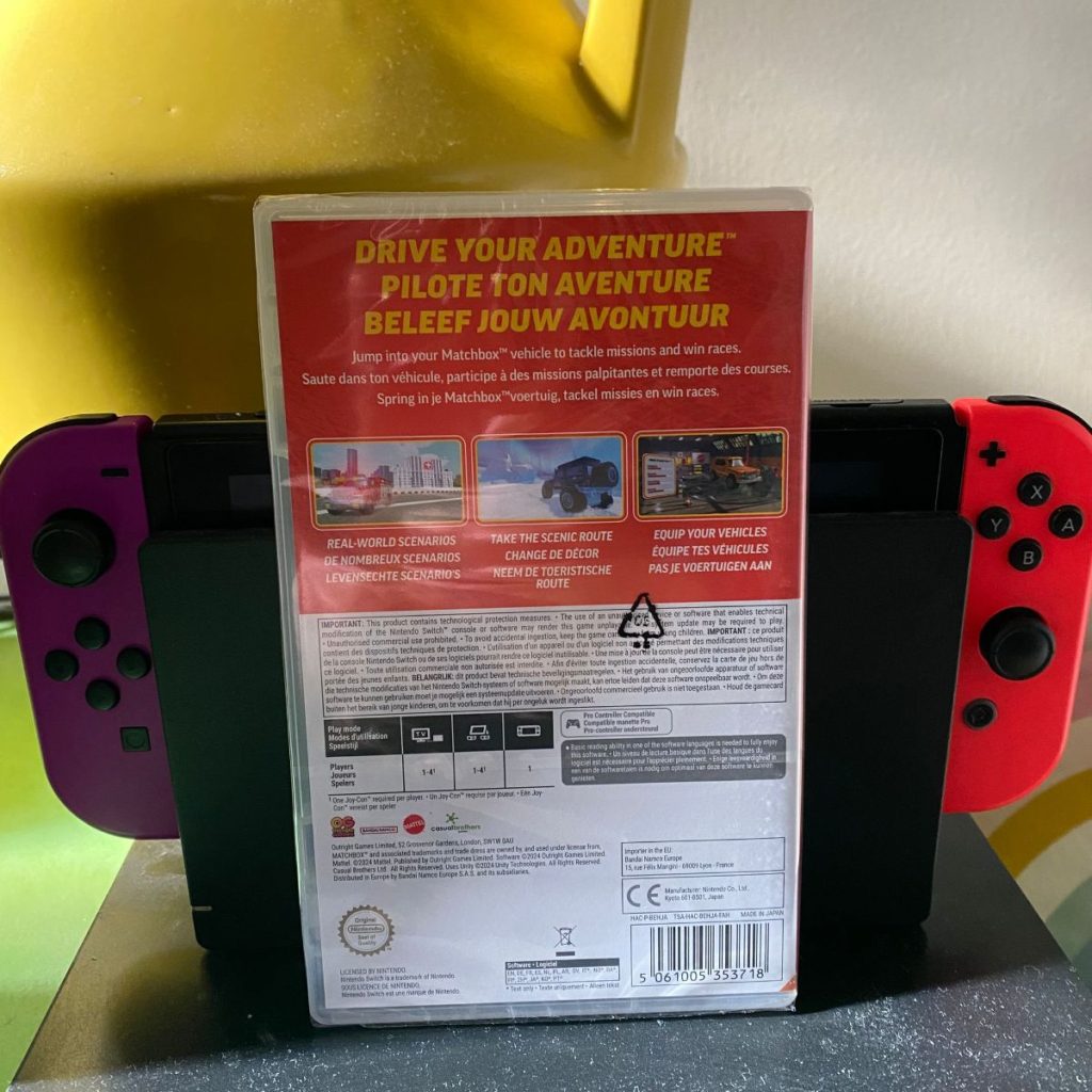 Matchbox Driving Adventures game switch