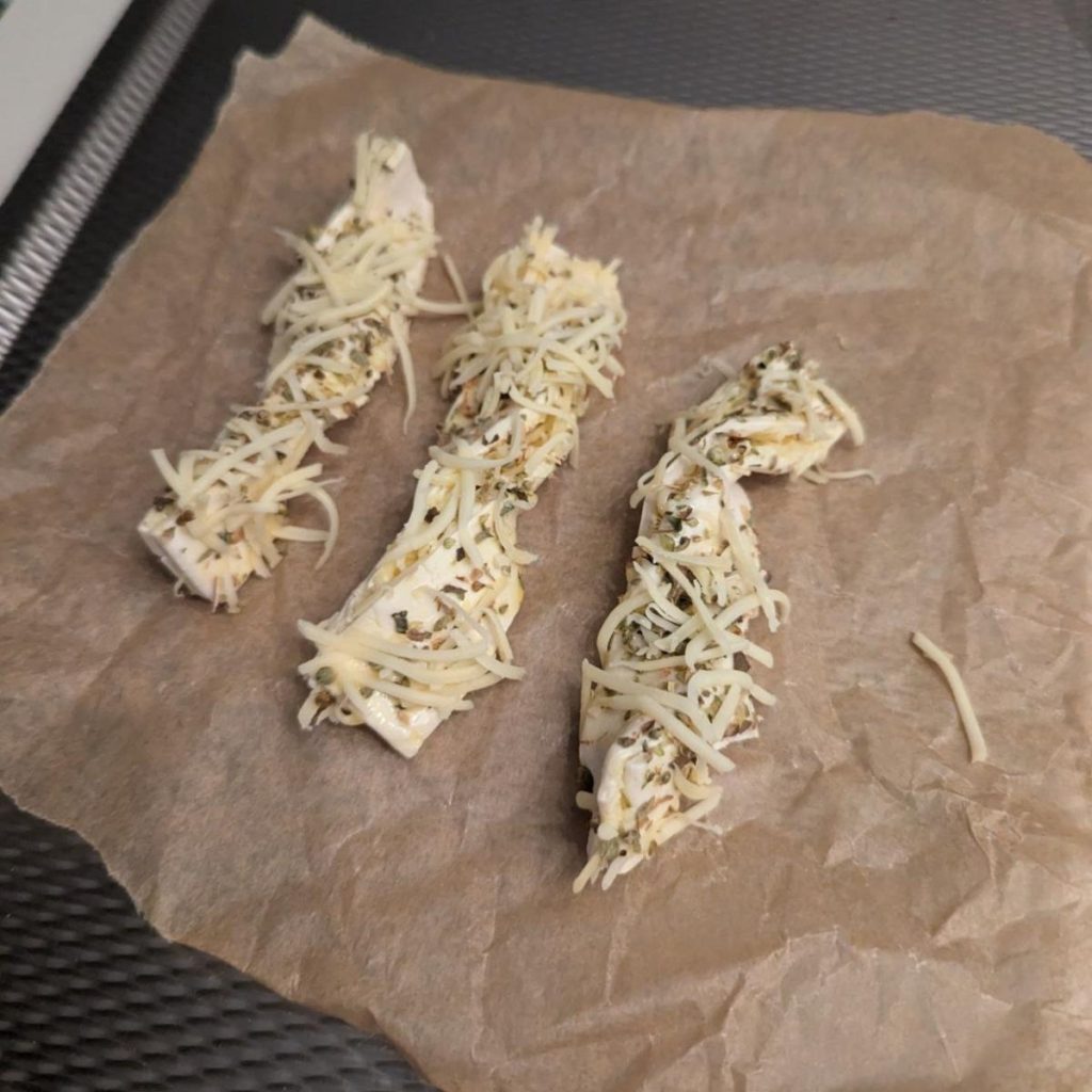 getwist en klaar om te bakken