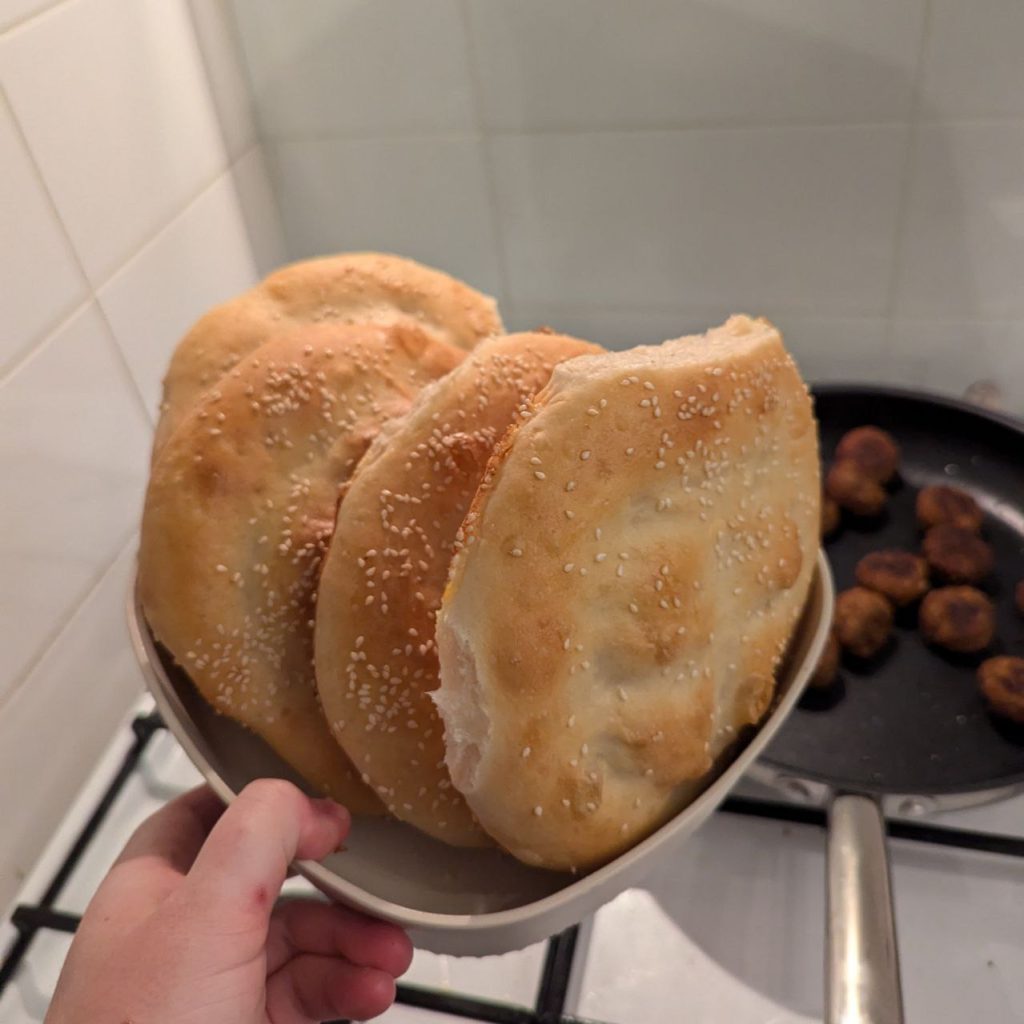 tijd om broodjes te vullen