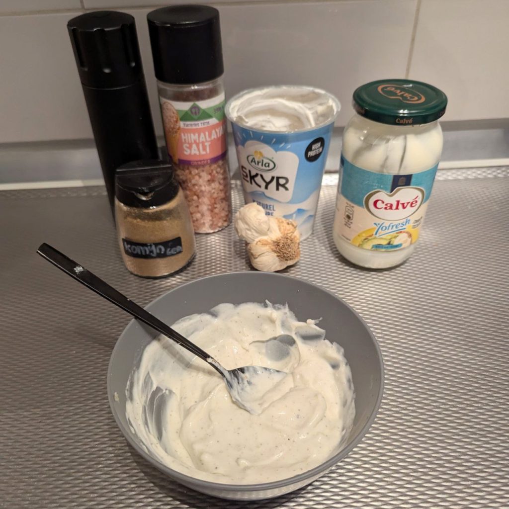 Ingrediënten saus