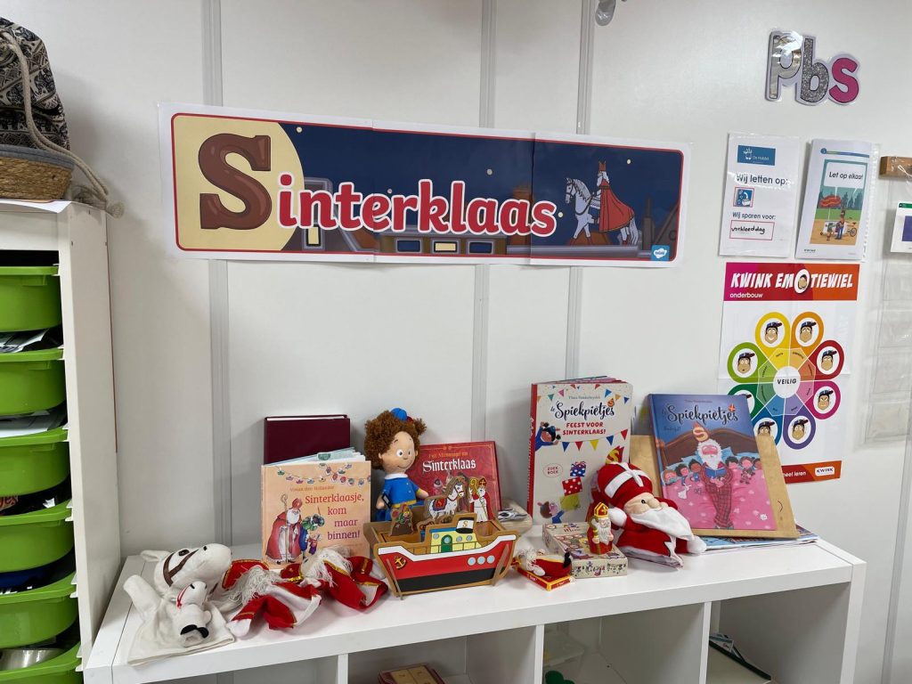 Sinterklaas viering op school