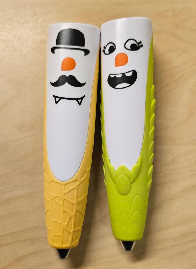 stift met stickers versieren