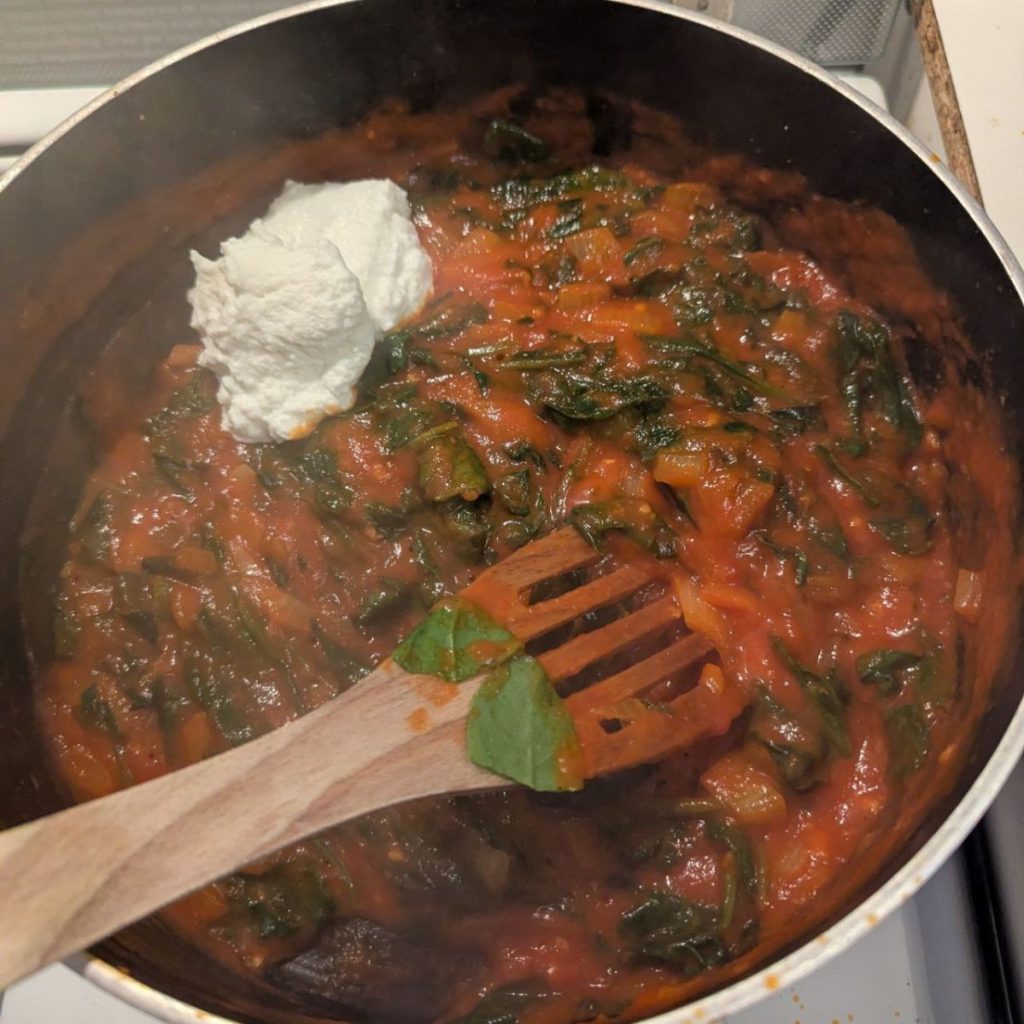 ricotta toevoegen Gnocchi ricotta spinazie