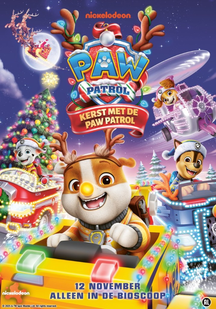 kerst met de Paw Patrol
