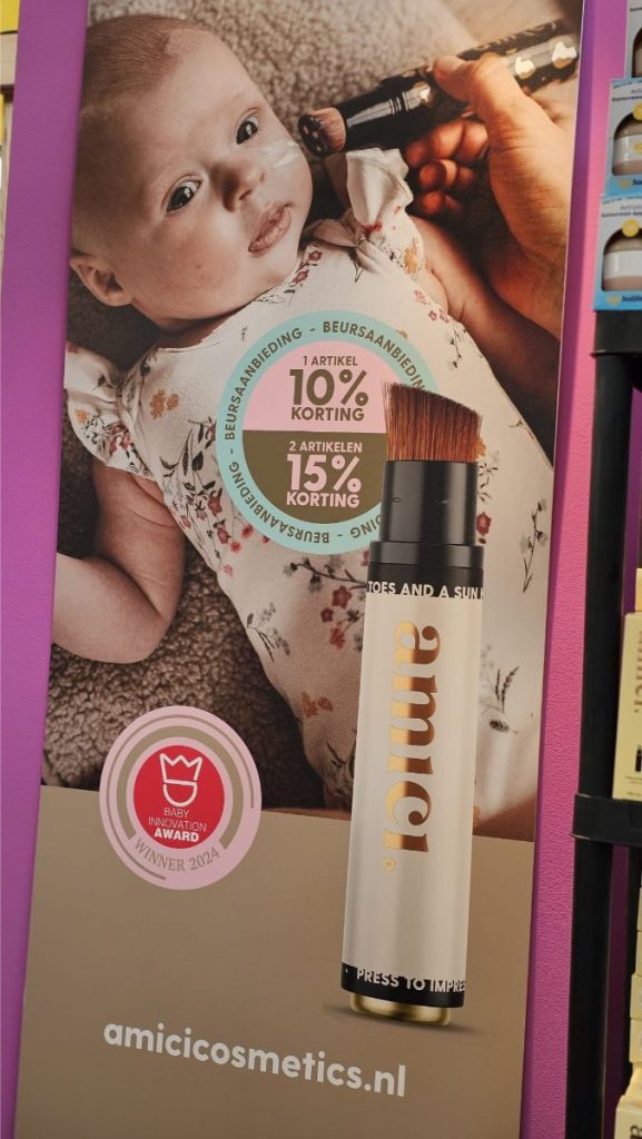 amici zonnebrandcreme kwast