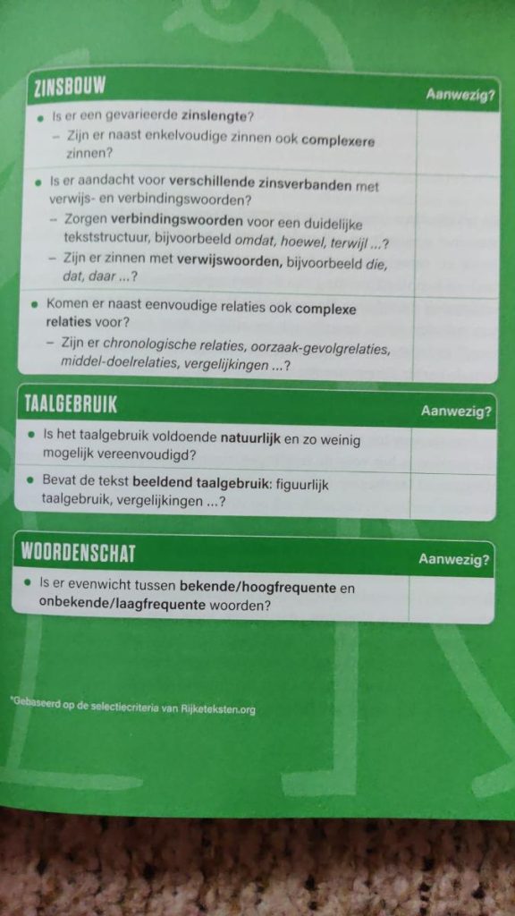 beleid maken over leesonderwijs