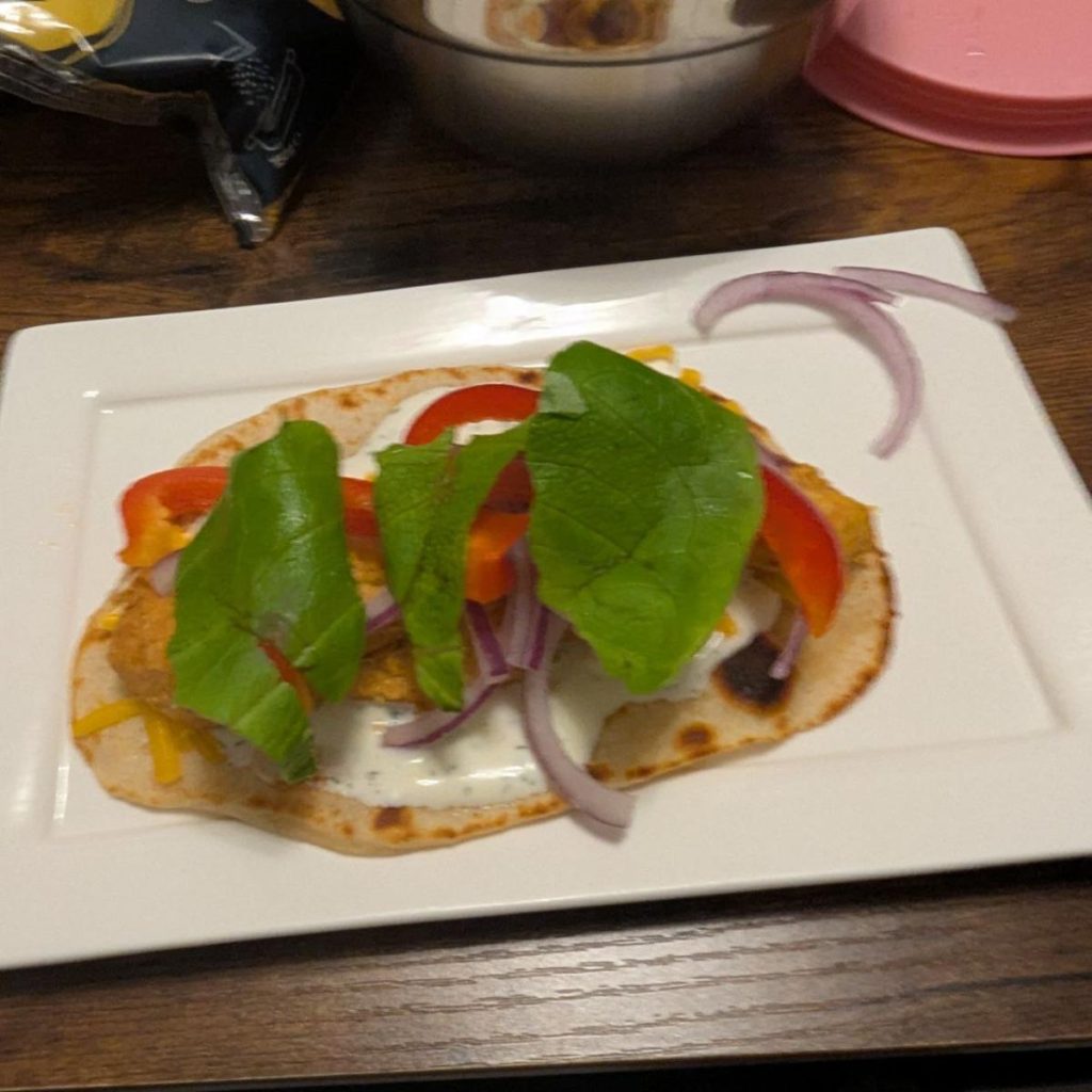 flatbread vullen naar smaak