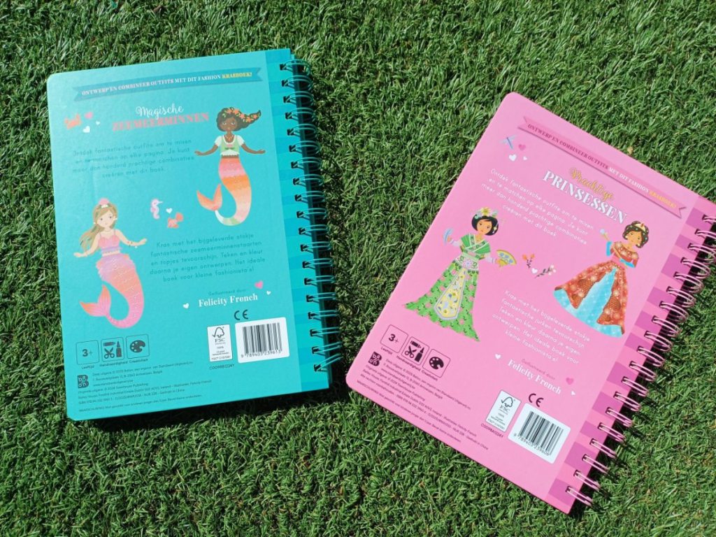 Kras & ontwerp prinsessen en zeemeerminnen - achterkant