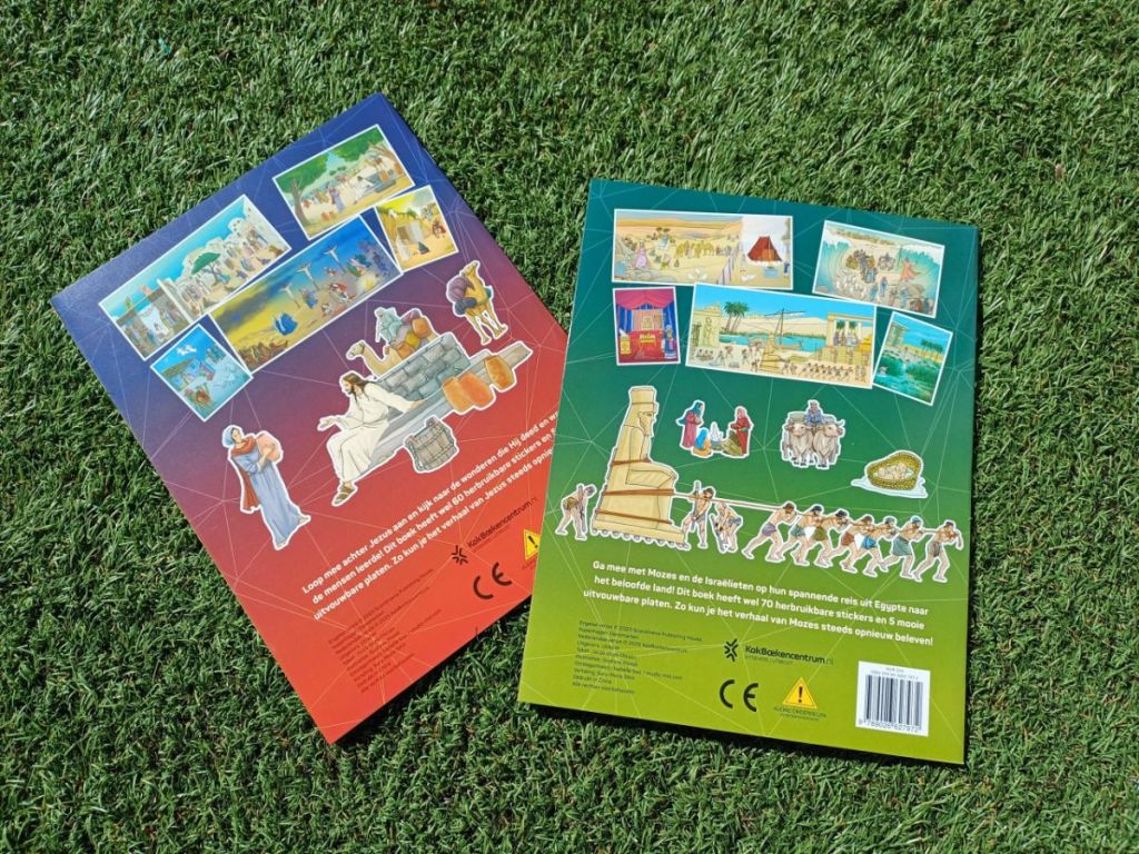 Stickerboeken met een Bijbelverhaal - achterkant