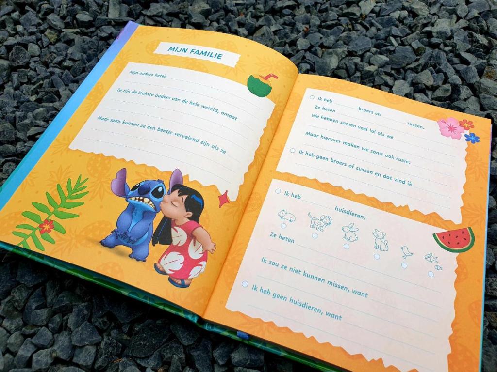 Disney Stitch - Mijn dagboek Mijn familie Ohana