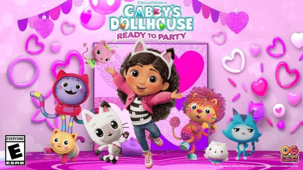 Gabby's Dollhouse Ready to Party voorkant game switch nintendo