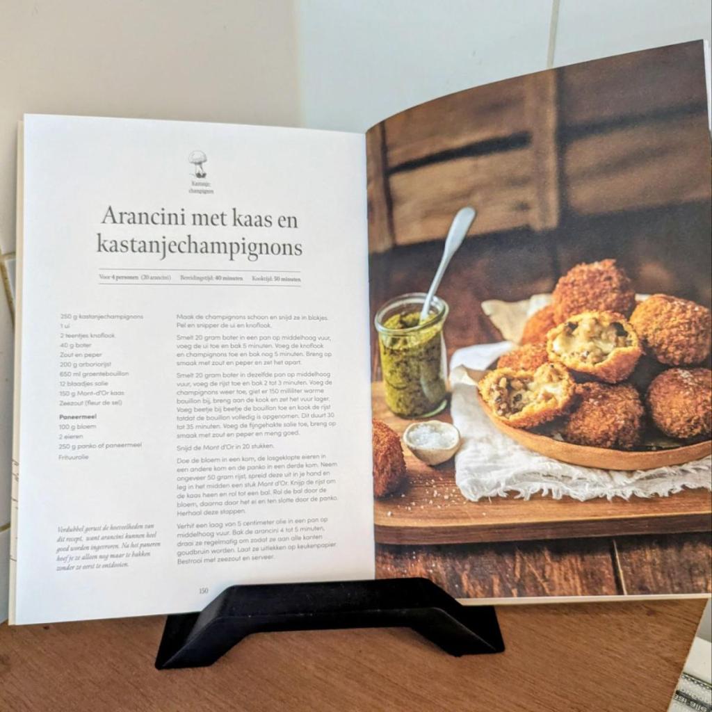 Recept Arancini met kaas en kastanjechampignons