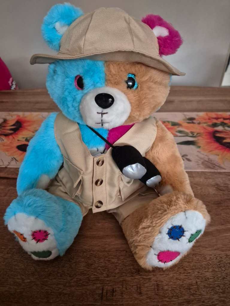 zelfgevulde knuffelbeer