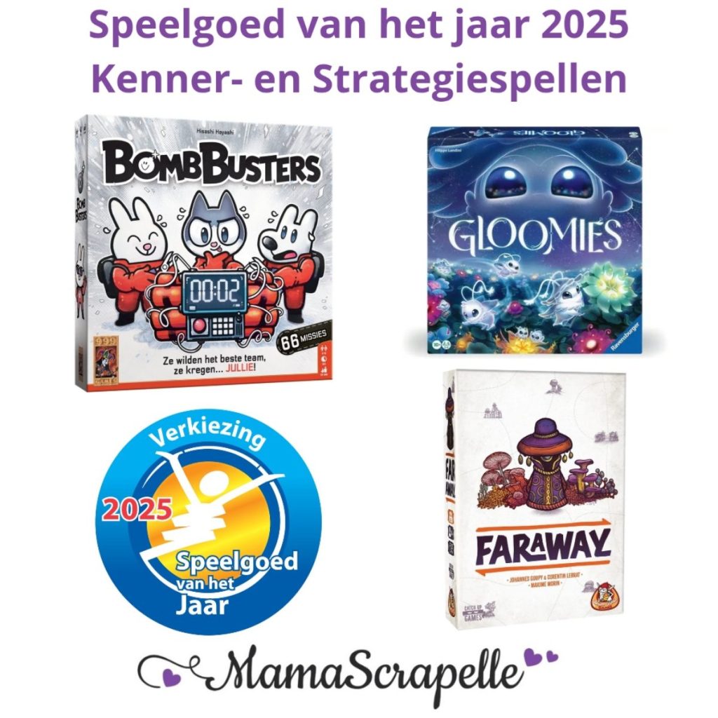 Kenner- en Strategiespellen Winnaars Speelgoed van het jaar 2025
