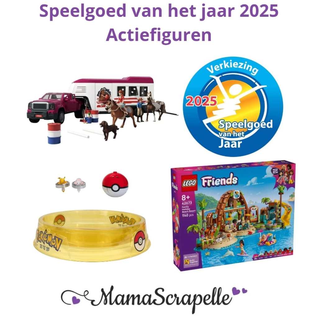 Speelgoed van het jaar 2025 actiefiguren