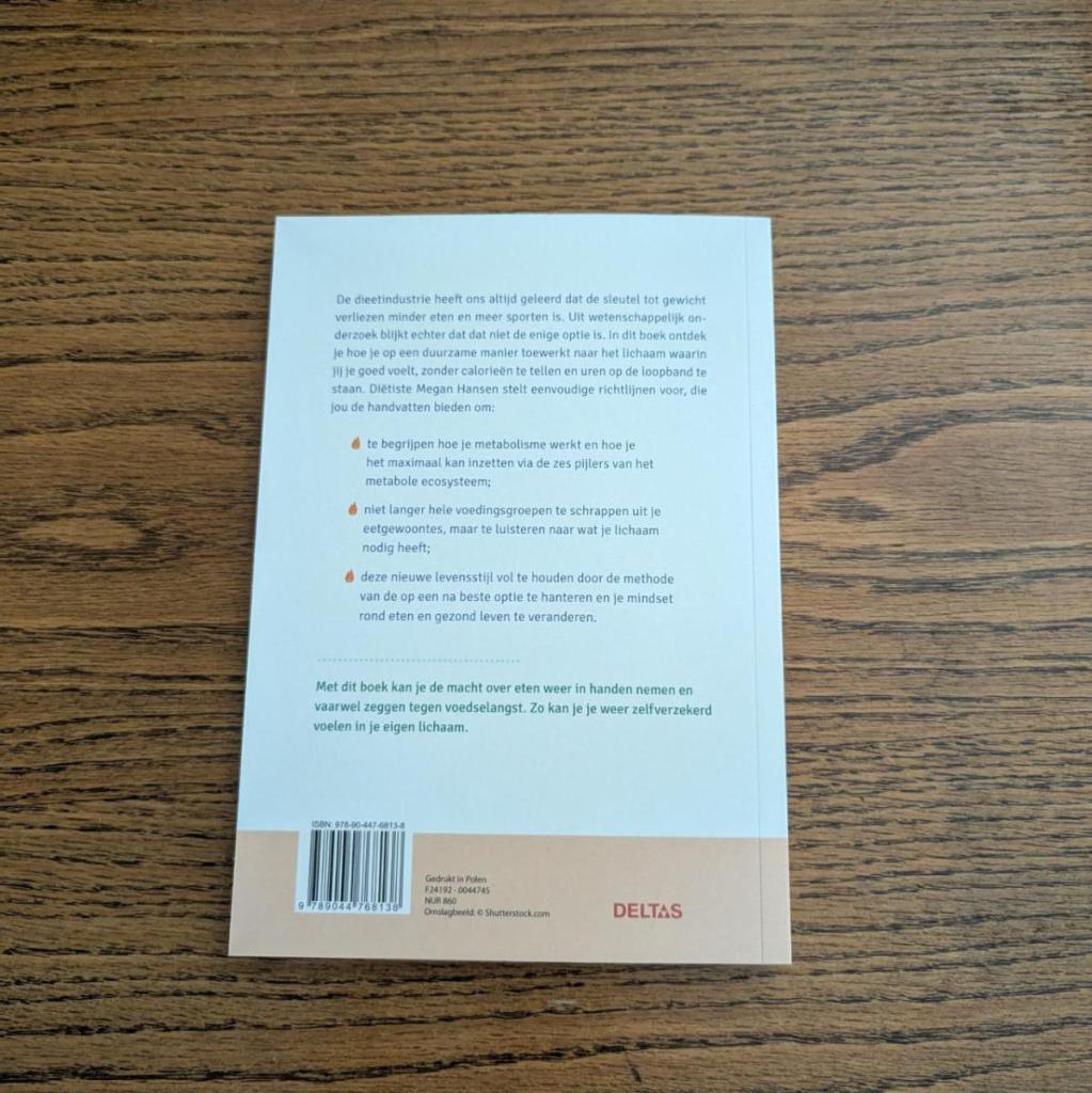 Verbeter je metabolisme achterkant