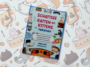 Schattige katten en kittens tekenen