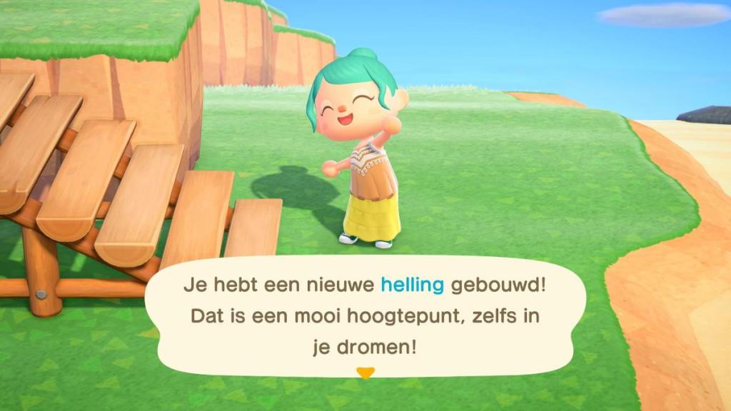 nieuwe helling gebouwd in switch 2 game
