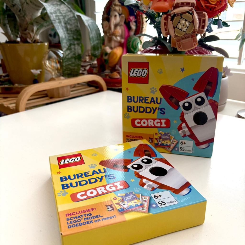 Bureau Buddy's Corgi, een lief creatief LEGO-setje