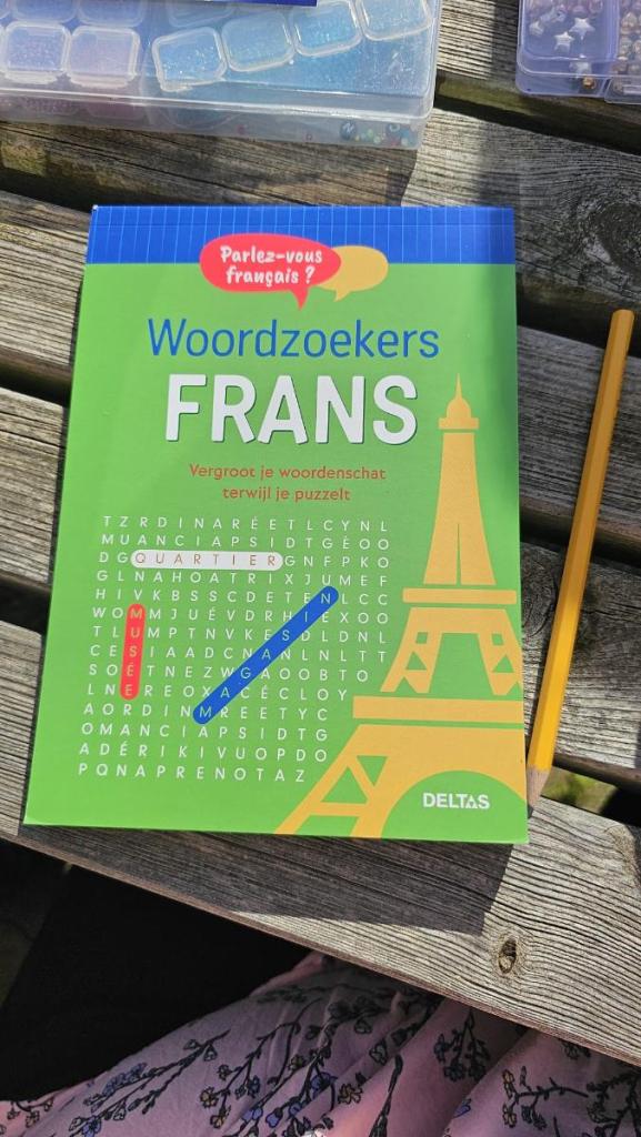 Woordzoekers Frans voor een vakantiegevoel