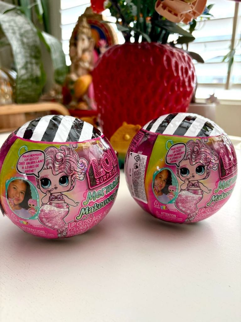 verrassingsballen zeemeermin lipgloss
