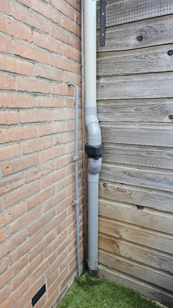 regenpijp met bochten