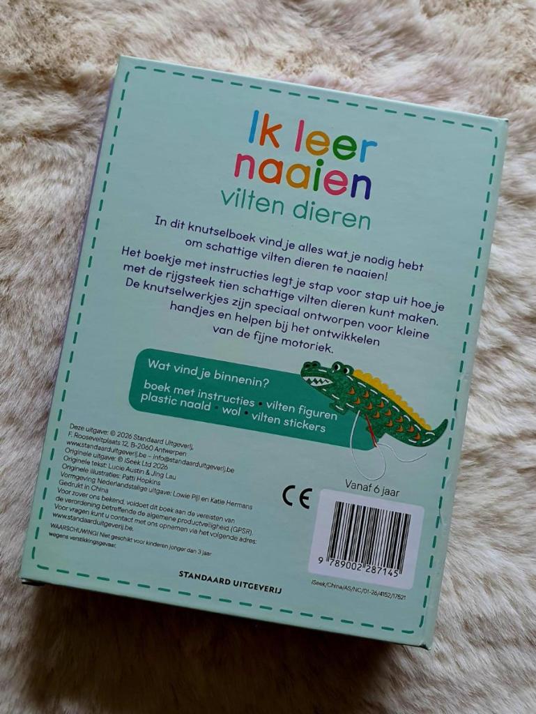Ik leer naaien: vilten dieren