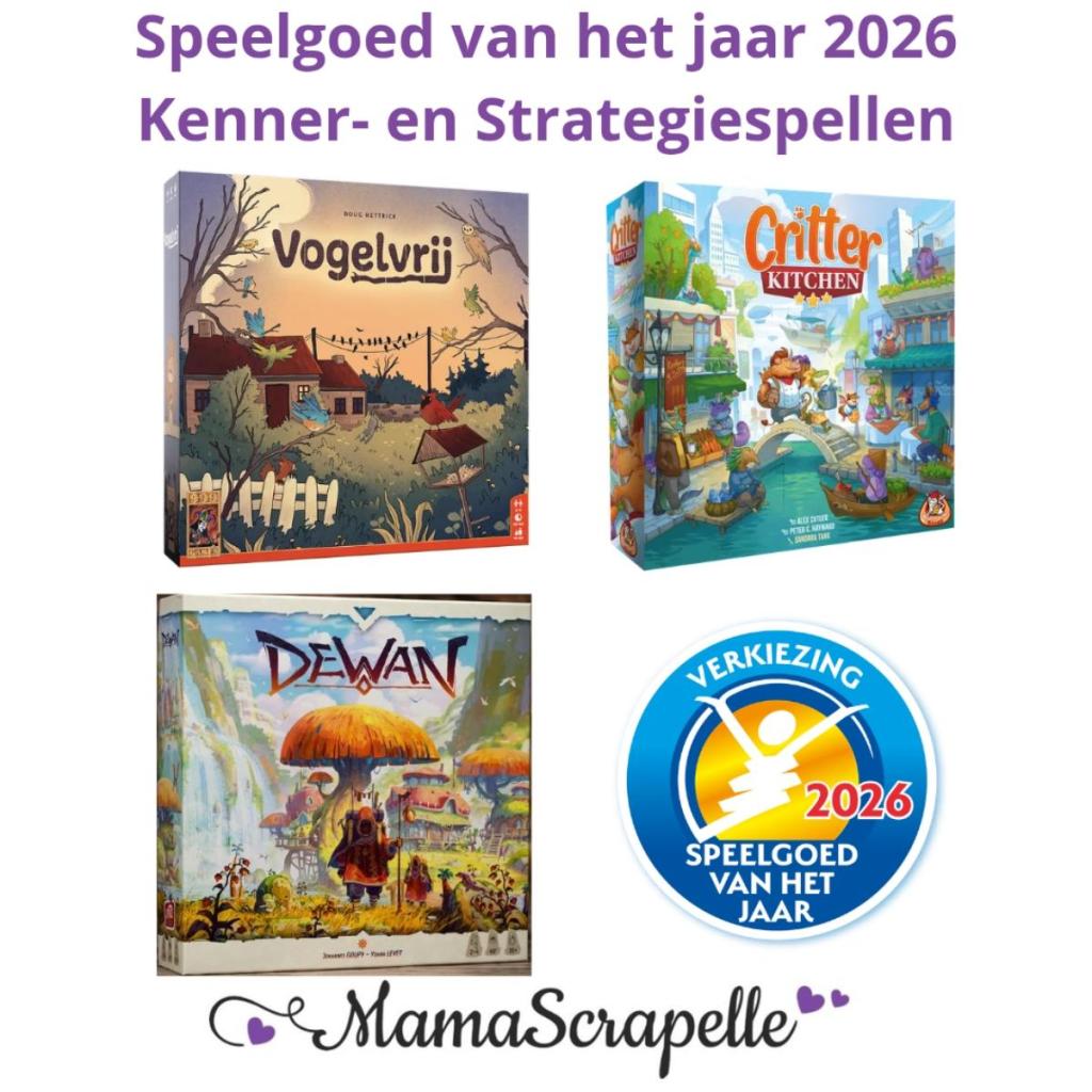 Speelgoed van het jaar 2026 - Kenner- en Strategiespellen