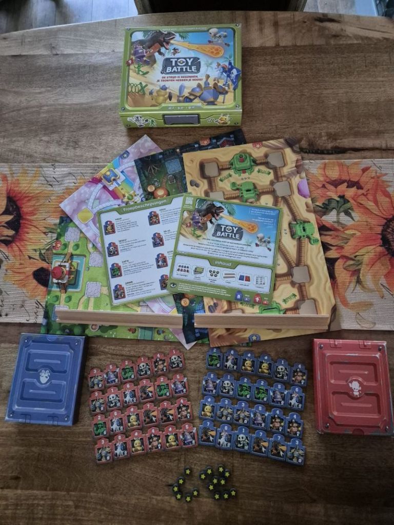 De inhoud van het spel toy battle